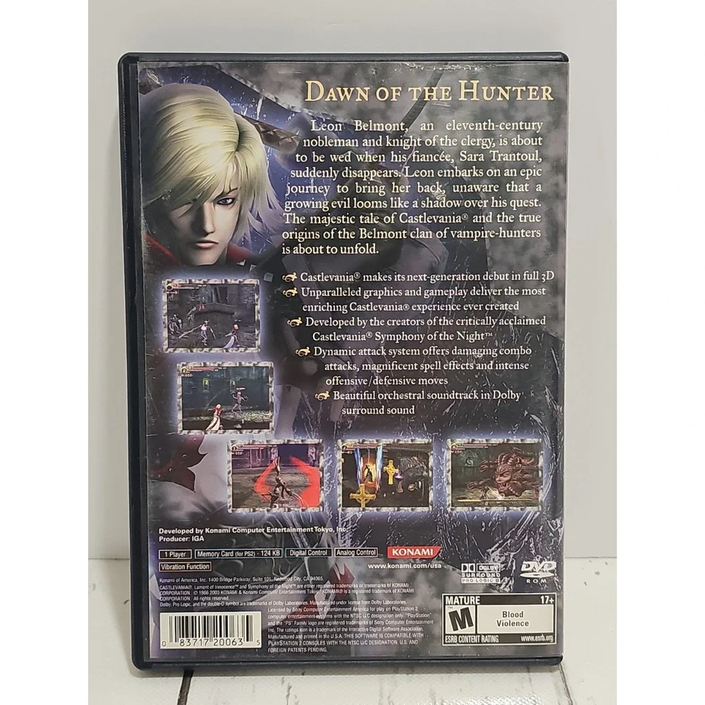 Castlevania: Lament of Innocence (Sony PlayStation 2, 2003)